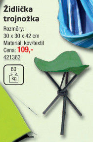 Kempingová trojnožka Happy Green