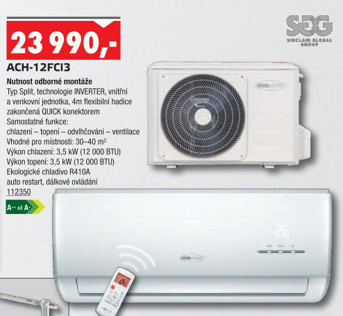 Klimatizace Coolexpert ACH-12FCI3