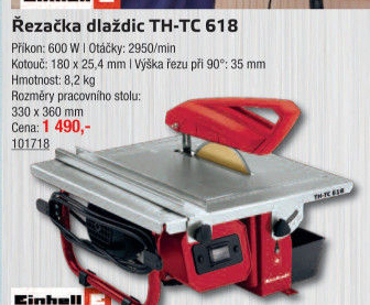 Řezačka dlaždic TH-TC 618 Einhell Home