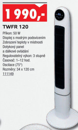 Sloupový ventilátor TWFR Home