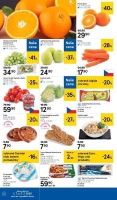akční leták Tesco 1.7.2020-7.7.2020