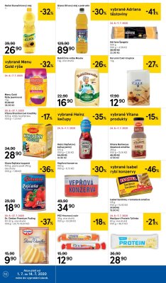 akční leták Tesco 1.7.2020-7.7.2020