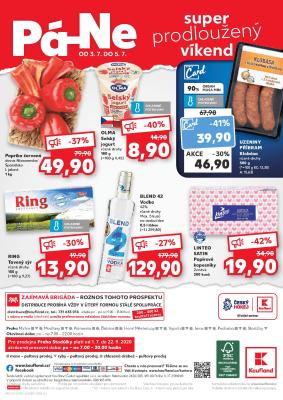 akční leták Kaufland 3.7.2020-5.7.2020