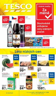 akční leták Tesco 8.7.2020-14.7.2020