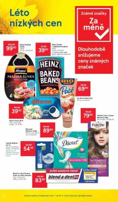 akční leták Tesco 8.7.2020-14.7.2020
