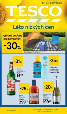 akční leták Tesco 8.7.2020-21.7.2020