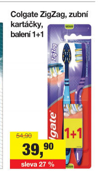Kartáček na zuby Zig Zag Colgate