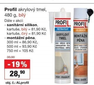 Akrylový tmel Profil