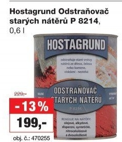 Hostagrund odstraňovač starých nátěrů P 8214