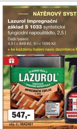 Lazurol Impegrační základ S 1033