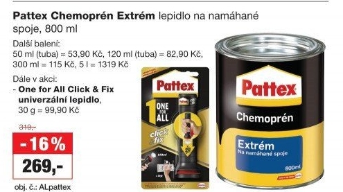 Lepidlo Chemoprén Extrém Pattex