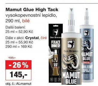 Lepidlo Mamut Glue Den Braven