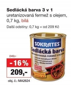 Sedlácká barva 3v1