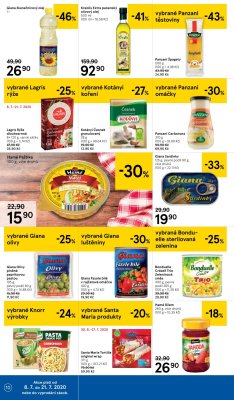 akční leták Tesco 8.7.2020-14.7.2020