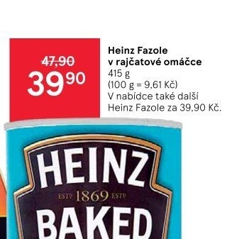 Fazole v tomatě Heinz