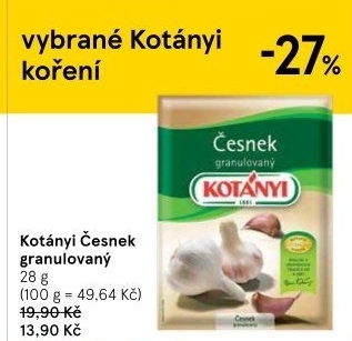 Koření Česnek Kotányi