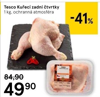 Kuřecí čtvrtky Tesco