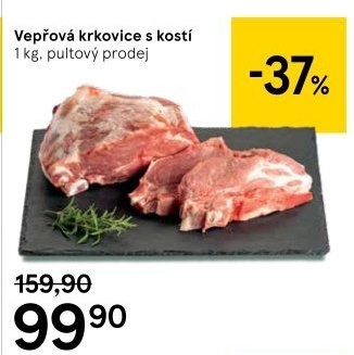 Vepřová krkovice s kostí