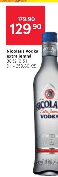 Vodka extra jemná St. Nicolaus