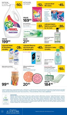 akční leták Tesco 8.7.2020-14.7.2020