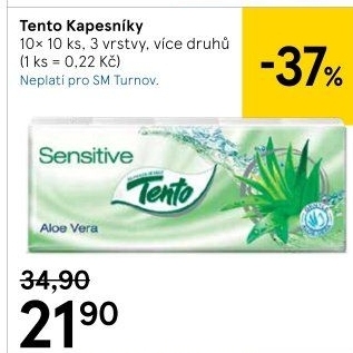 Papírové kapesníčky 3vrstvé Tento