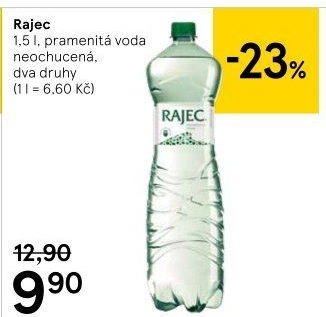Přírodní voda Rajec
