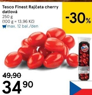 Rajčata cherry Tesco Finest