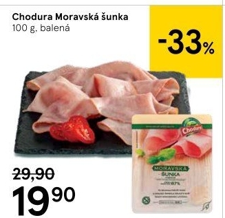 Šunka moravská výběrová Beskydské uzeniny Chodura