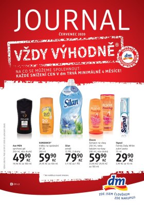 akční leták dm drogerie 9.7.2020-12.8.2020