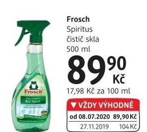 Čistič skel Spiritus Frosch