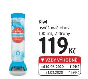 Deodorant sprej do bot Kiwi