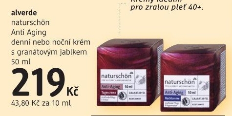 Krém pleťový Anti Aging Naturschön Alverde