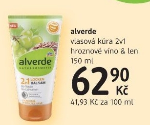 Kúra na vlasy Alverde