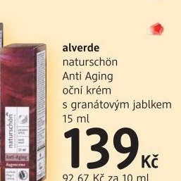 Oční krém Anti Aging Naturschön Alverde