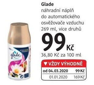 Osvěžovače vzduchu Glade by Brise Automatic spray - náplň