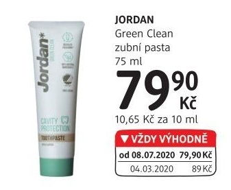 Pasta na zuby Cavity Protection Green Clean Jordan