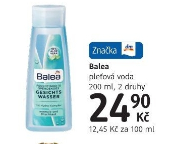 Pleťová voda Balea