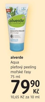 Pleťový peeling Alverde