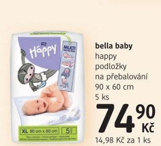Podložky přebalovací Háppy Bella