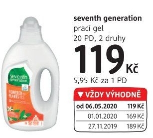 Prací gel Seventh Generation