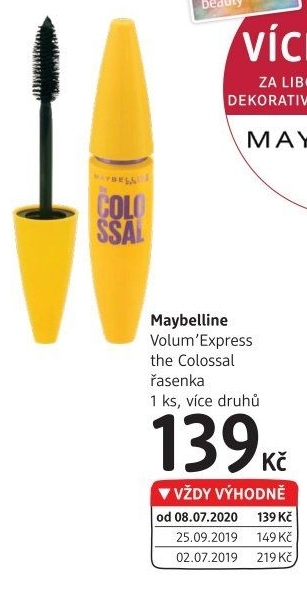 Řasenka Colossal Volum Express Maybelline