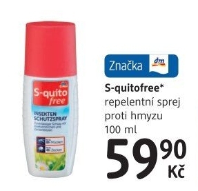 Repelent ve spreji proti komárům S-quito
