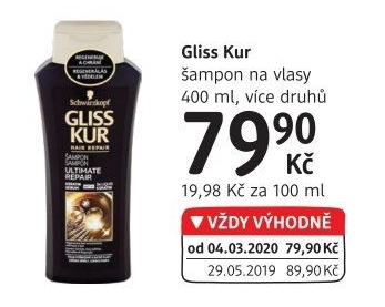Šampon Gliss Kur Schwarzkopf