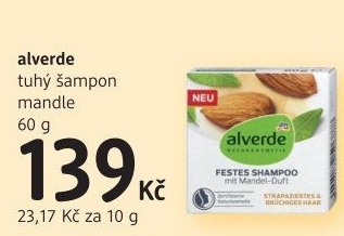Šampon tuhý Alverde
