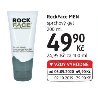 Sprchový gel a šampon 2v1 Rock Face
