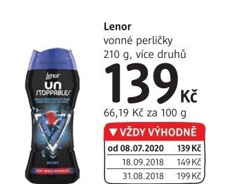 Vonné perličky do pračky Lenor