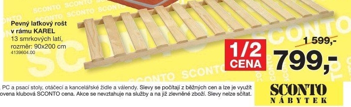Laťkový rošt Karel