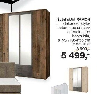 Šatní skříň Ramon