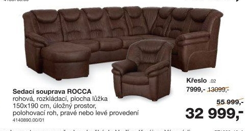 Sedací souprava Rocca