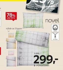 Bavlněné povlečení Novel